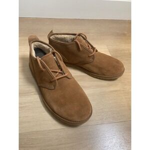 UGG Maksim‎ Chukka Boots Tan Brown Suede Lace Up Men's 10